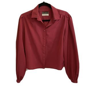 Vintage George Masket Polyester Blouse 12